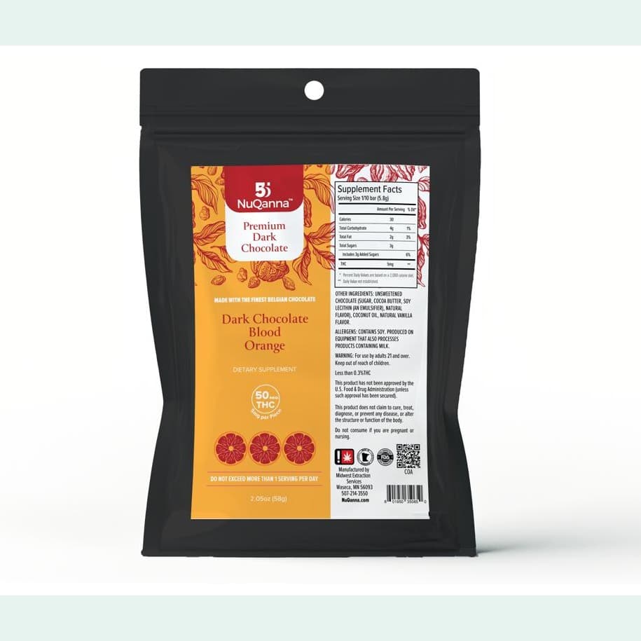 Blood Orange Dark Chocolate 50mg D9