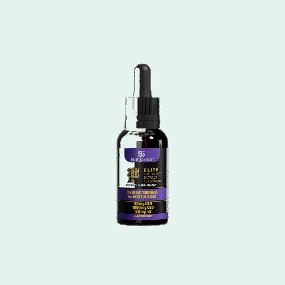 D8 Restful Bliss Targeted Terpene Tincture Elderberry 1140mg
